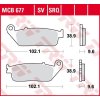 166080 trw mcb677srq racing sintrovane brzdove desticky na motorku