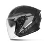 Otevřená helma na motorku TXR City černo-šedo-bílá