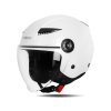 Otevřená helma na motorku TXR Jet perleťově bílá