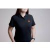 Polo shirt Core Line. Black. Women. Size L.