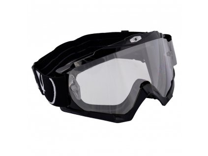 Oxford Assault Pro čierne lesklé MX okuliare OX200
