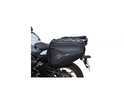bočné tašky na motocykel P60R, OXFORD (čierne, objem 60 l, pár)