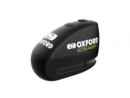 Oxford SCREAMER 7  LK289 kotúčový zámok s alarmom čierny