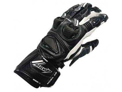 MBW GT-Tech Black kožené športové rukavice