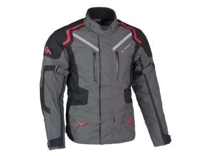 MBW Adventure Pro Jacket pánska moto bunda sivá