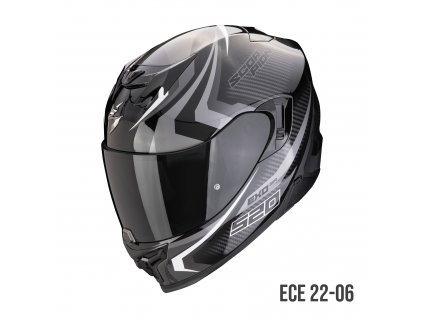 Scorpion Exo 520 Air TERRA Black-Silver-White