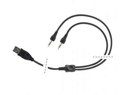 USB nabíjací kábel pre 2 jednotky Interphone serie XT a MC