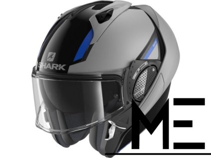 11894 11894 11894 shark vyklapeci prilba evo gt sean barva cerna modra seda velikost xl