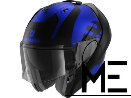 11969 11969 11969 shark vyklapeci prilba evo es kedje barva cerna matna modra velikost l