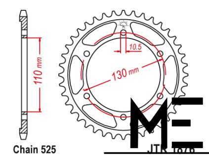 218312 1 218312 1 jt jtr1876 46 zadni kolecko rozeta 46 zubu 525 yamaha r6 06 15 mt 09 14 15 suzuki gs