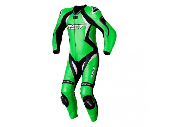 2355 tractech evo 4 ce mens laether suit green 001