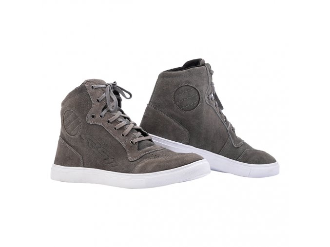 3052 HiTop Moto Sneaker Mens CE Boot GreySuede 001