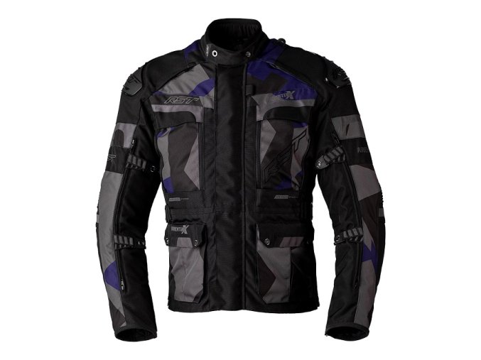 2409 pro series adventure x ce mens textile jacket navy camo 001