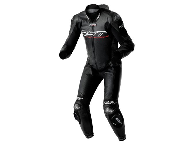 103600 Race Dept V4.2 D3O Airbag Leather Suit Black 002 Black