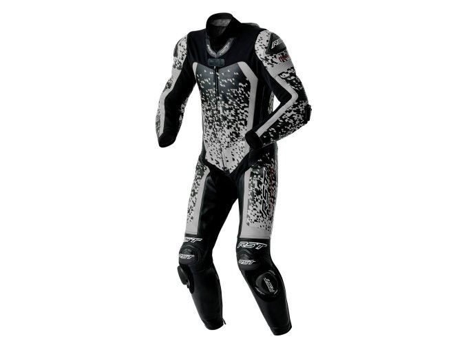 103602 Pro Series D3O Airbag Mens Leather Suit Grey 01