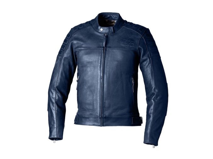 3156 IOM TT Brandisk 2 CE Mens Leather Jacket blu 001