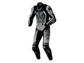 103602 Pro Series D3O Airbag Mens Leather Suit Grey 01