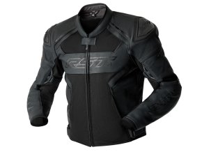 103606 S1 Mesh D3O Mens Leather Jacket Blackl Black 001