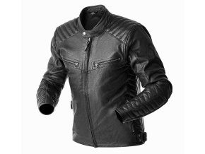 103638 Roadster Air D30 Mens Leather Jacket Black 001