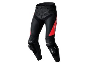 blk red 103636 Tractech Evo 5 D3O Mens Leather Pants Black Red