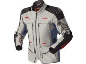 103599 Pro Series Adventure D3O Mens Textile Jacket Silver Blue 001