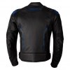 2977 S1 ce mens leather jacket black grey neon blue 002