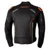 2977 S1 ce mens leather jacket black grey neon orange 002