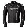 2977 S1 ce mens leather jacket black white 001