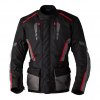 2985 Axio plus airbag CE mens textile jacket black grey red 001