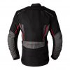 2985 Axio plus airbag CE mens textile jacket black grey red 002