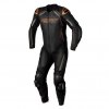 2987 s1 ce mens leather suit black grey neon orange 001