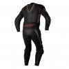 2987 s1 ce mens leather suit black grey red 002