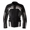 3028 Alpha 5 ce mens textile jacket black grey 001