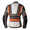 3032 Pro series adventure xtreme race dept ce mens textile jacket black grey orange 002