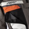 3032 Pro series adventure xtreme race dept ce mens textile jacket black grey orange 004