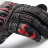 3033 S1 CE Mens Glove BlackGreyRed 004