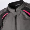 3116 Ava CE Ladies Textile Jacket GreyBlackNeonPink 003
