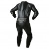 3232 V42i Kangaroo Airbag Mens Leather Suit Black Black Front 002