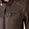 103644 Roadster Air D30 Ladies Leather Jacket Brown005