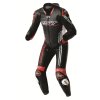 103600 Race Dept V4.2 D3O Airbag Leather Suit Black Red 002