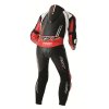 103600 Race Dept V4.2 D3O Airbag Leather Suit Black Red 005