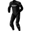 103634 Tractech D3O CE Mens Leather Suit Black Flo Red 001 Black