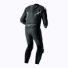 103604 S1 D3O Mens Leather Suit Black Grey Flo Green 002 Black Black White