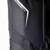 103604 S1 D3O Mens Leather Suit Black Grey Flo Green 008 Black Black White
