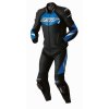 103635 Tractech Evo 5 D3O Mens Leather Jacket simulation Ugo Black Blue 001