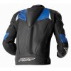 103635 Tractech Evo 5 D3O Mens Leather Jacket Black Blue 003