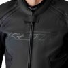 103605 S1 D3O Mens Leather Jacket Black Black Black 007