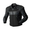 103606 S1 Mesh D3O Mens Leather Jacket Blackl Black 001
