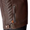 103638 Roadster Air D30 Mens Leather Jacket Brown 006