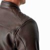 103638 Roadster Air D30 Mens Leather Jacket Brown 009